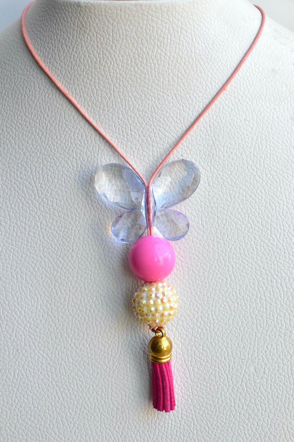 butterfly kids necklace