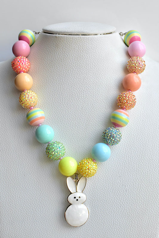 easter bunny necklace