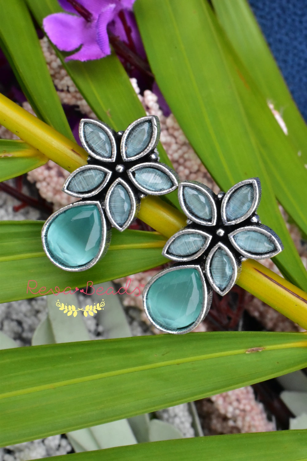 mint earrings