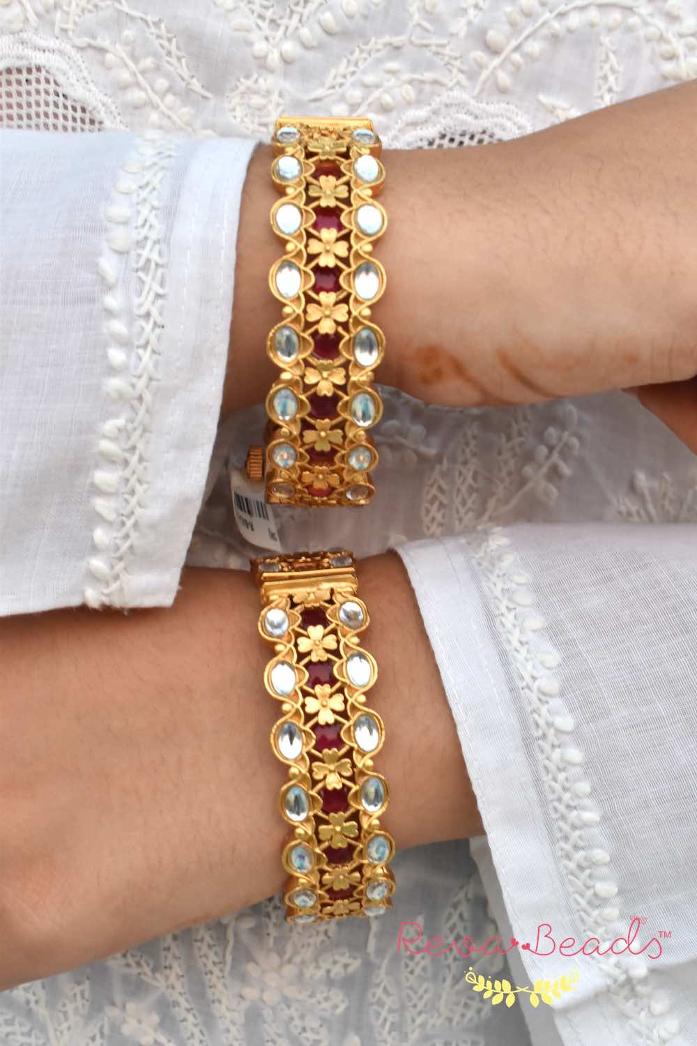 kundan bangles