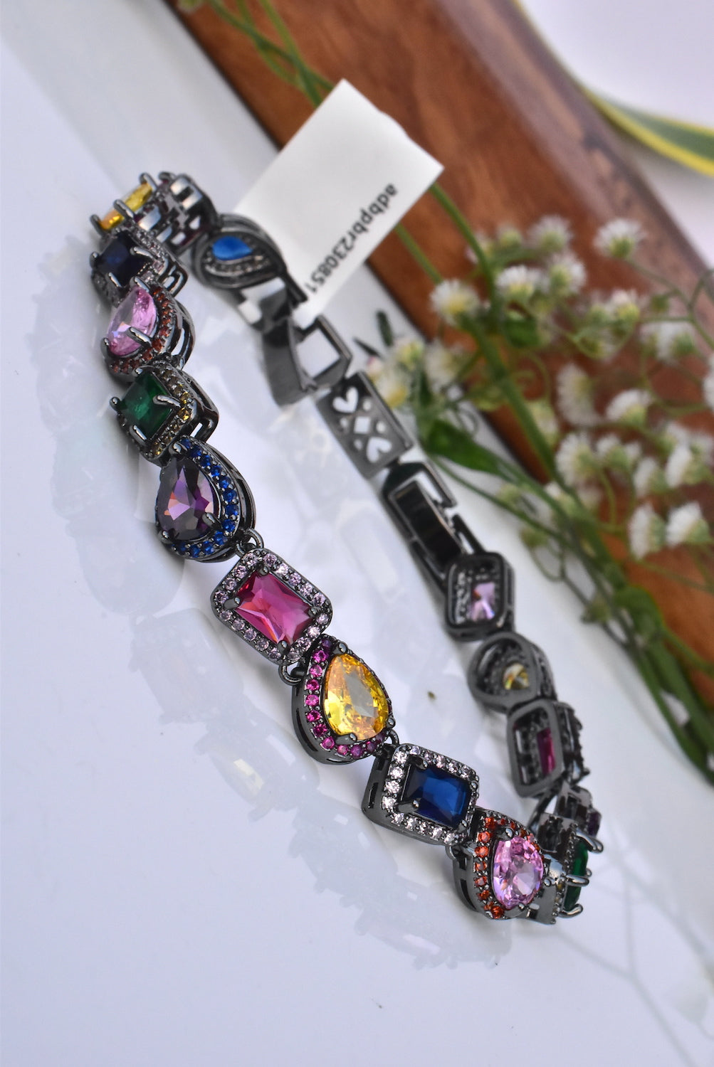multi stone bracelet