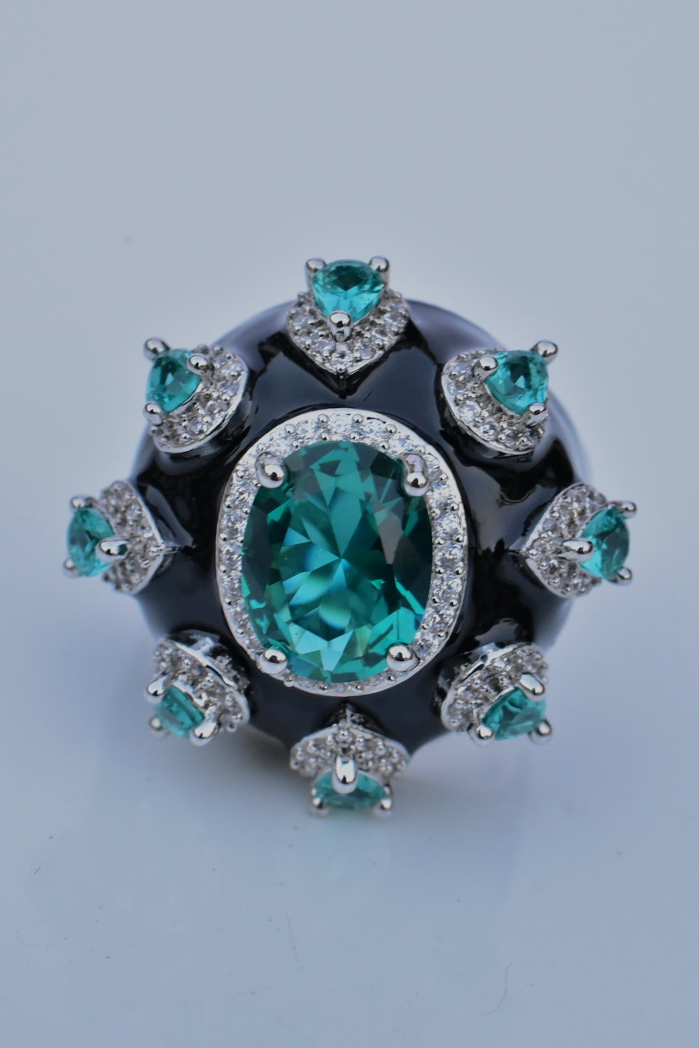 cz enamel ring