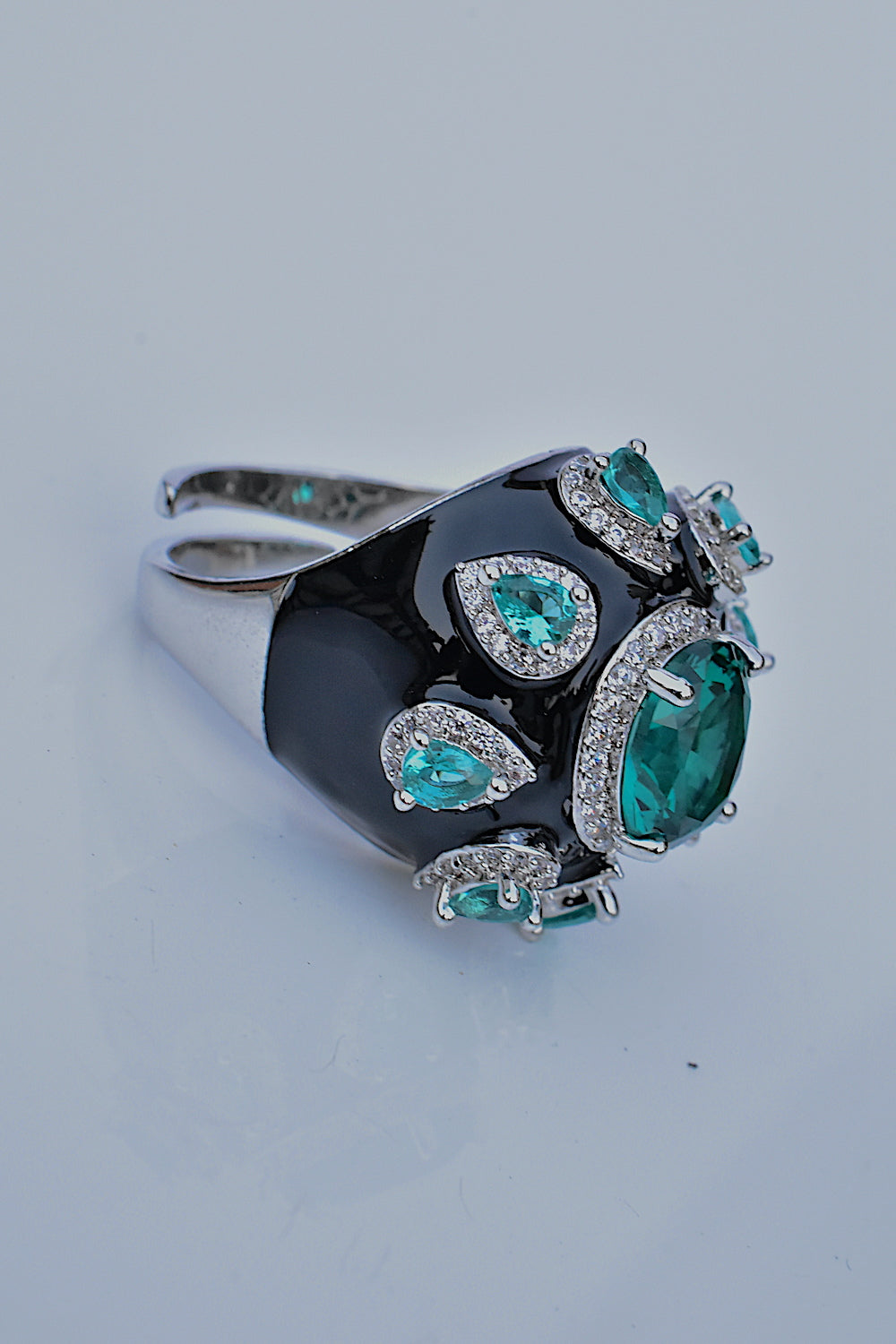 statement cz ring