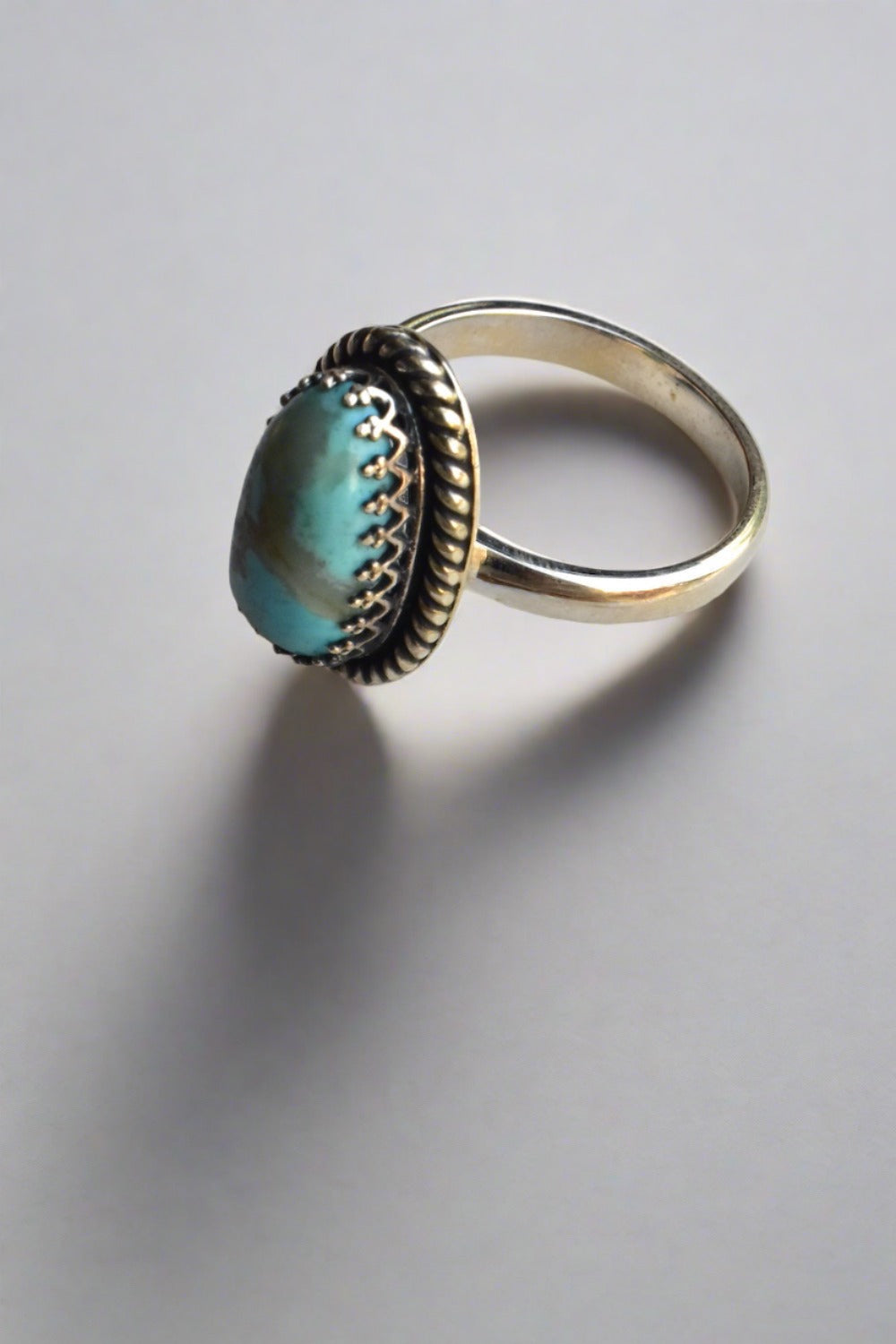 turquoise finger ring