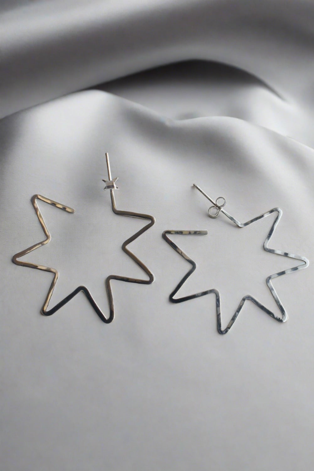 sterling silver hoop earrings