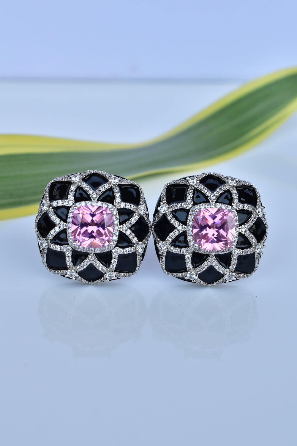 meenakari stud earrings