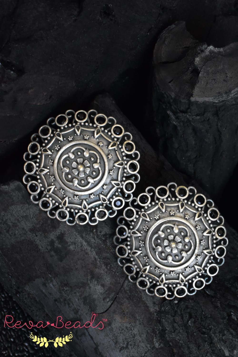 big silver studs