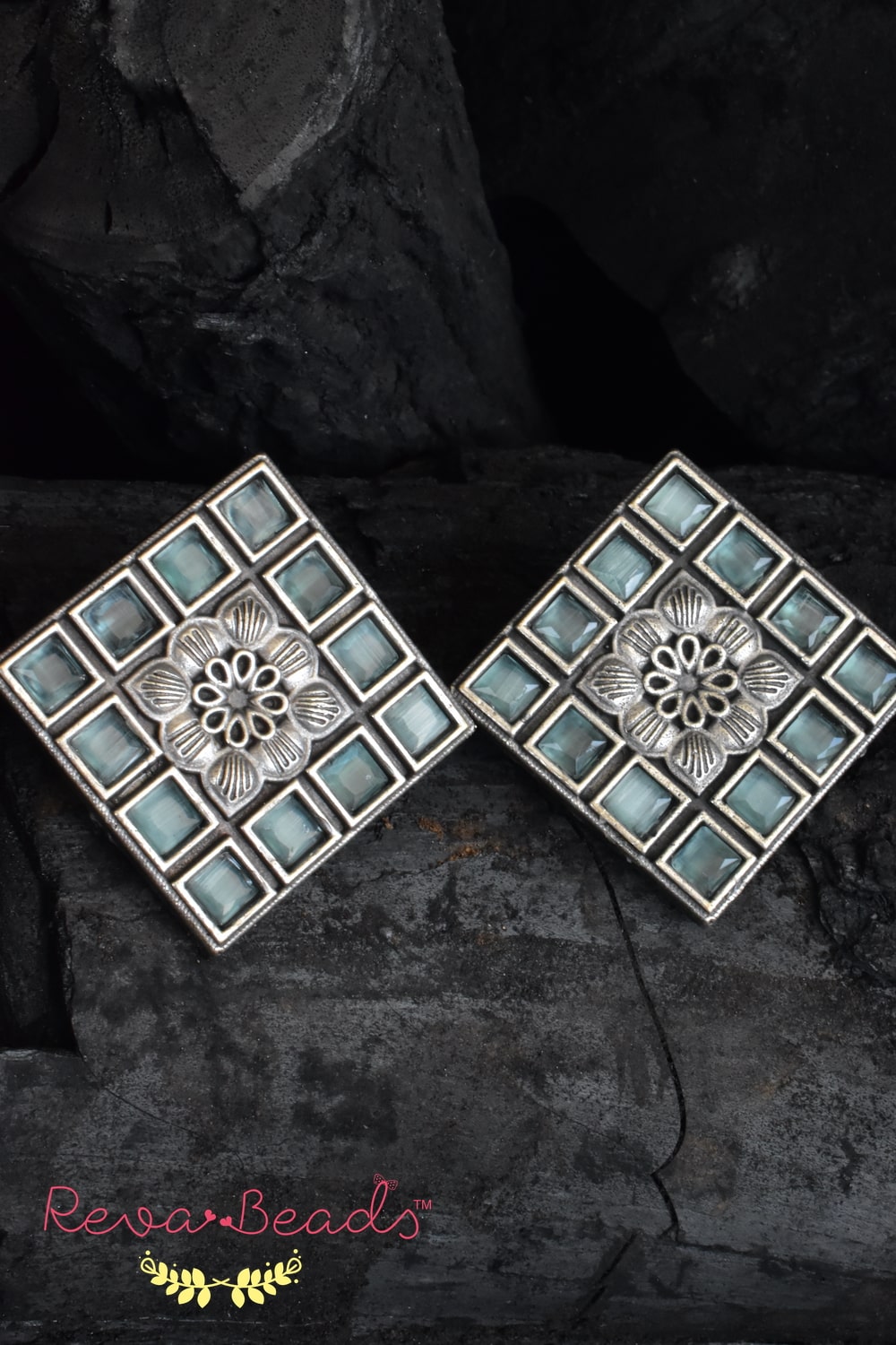 mint earrings