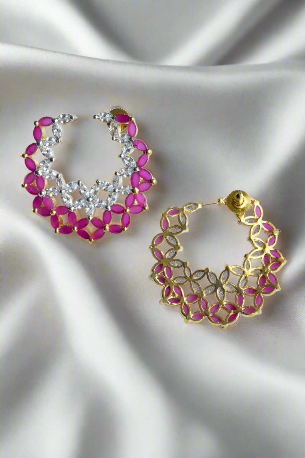 gold polish earrings