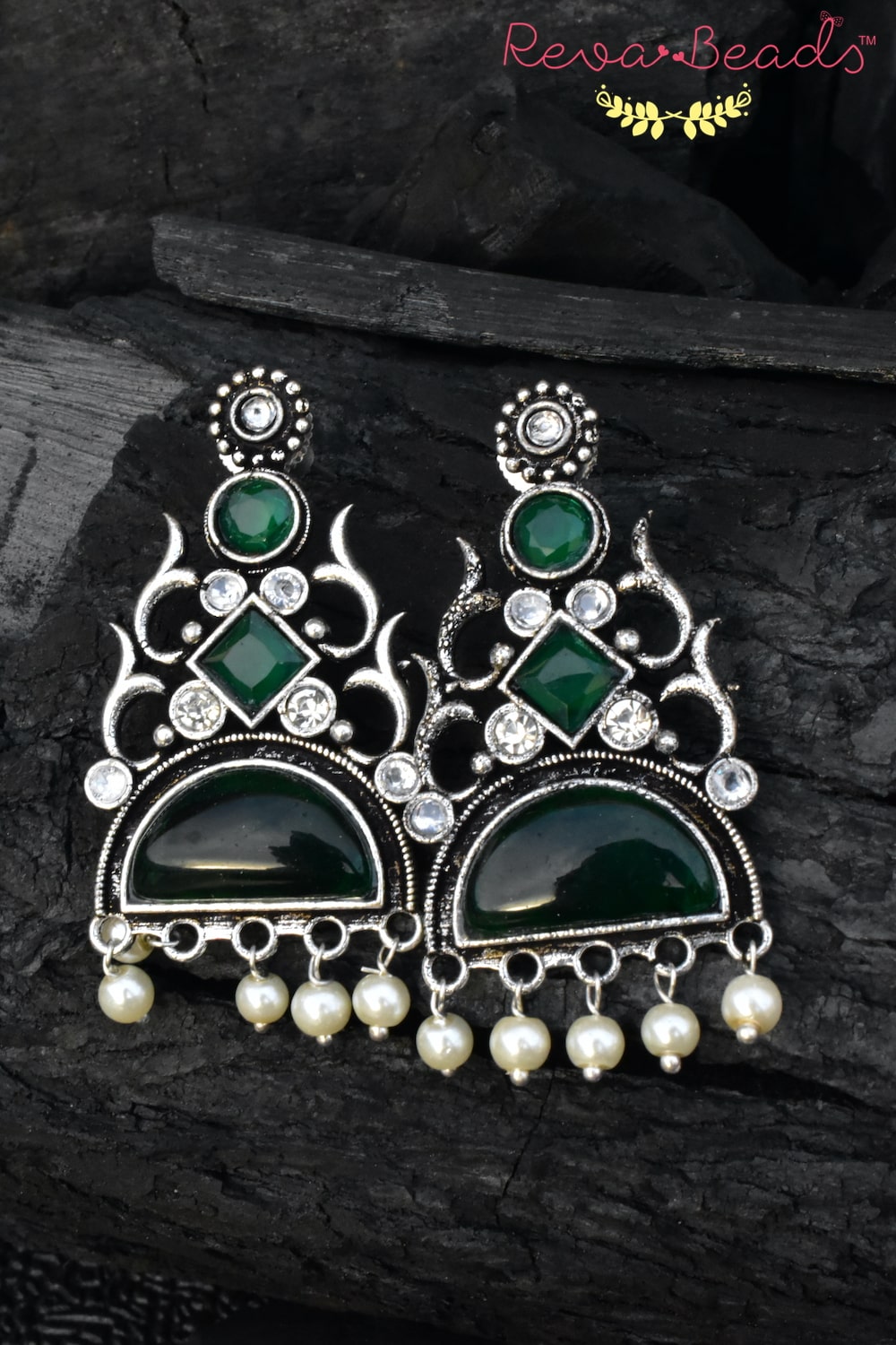 oxidised earrings