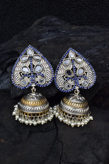 tribal jhumka earrings trje230383