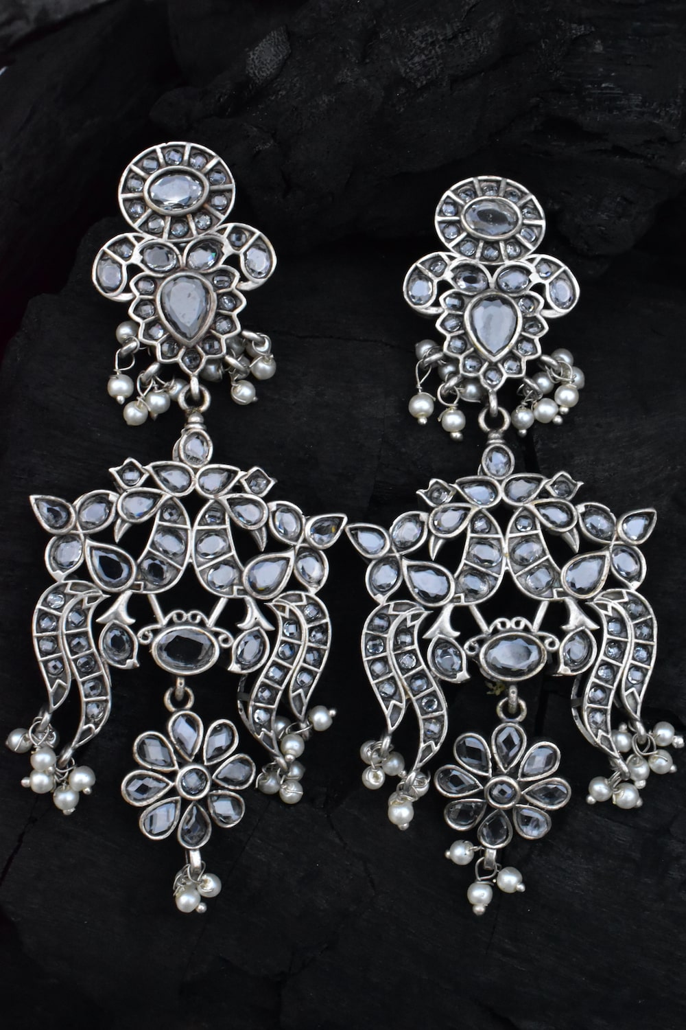 antique silver earrings