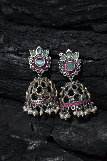 Tribal jhumka earrings trje230395
