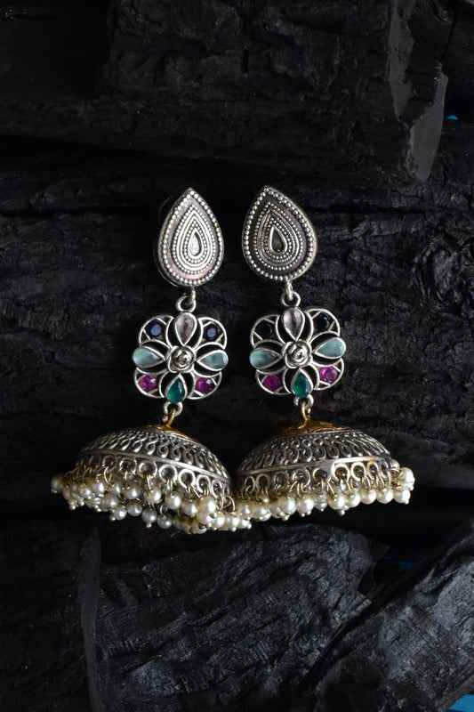 tribal jhumka earrings