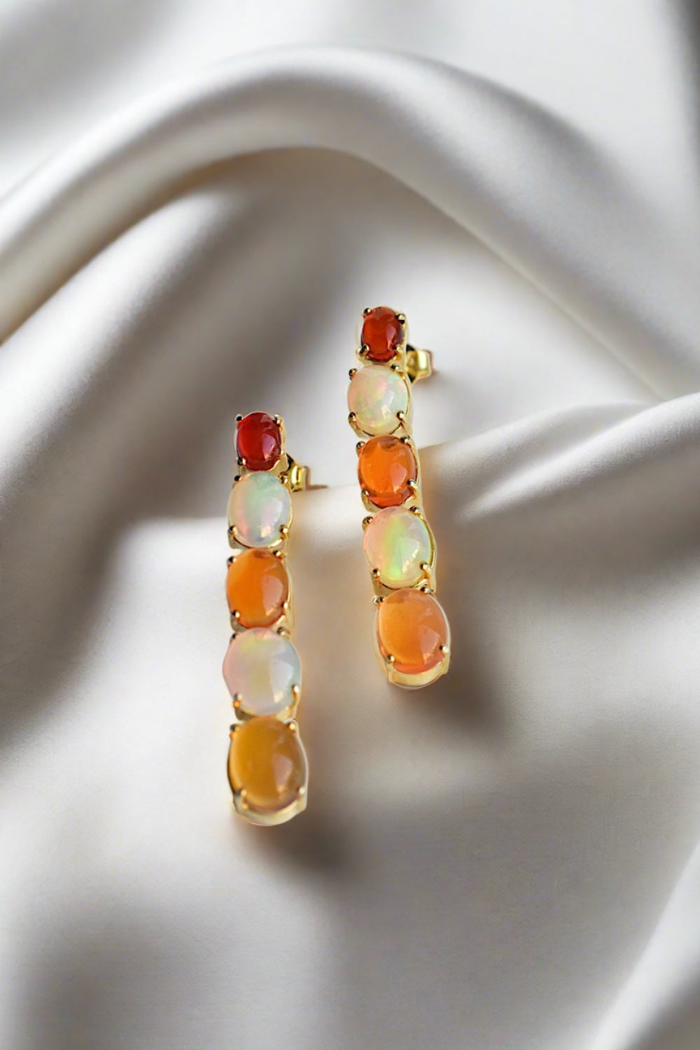 fire opal drops