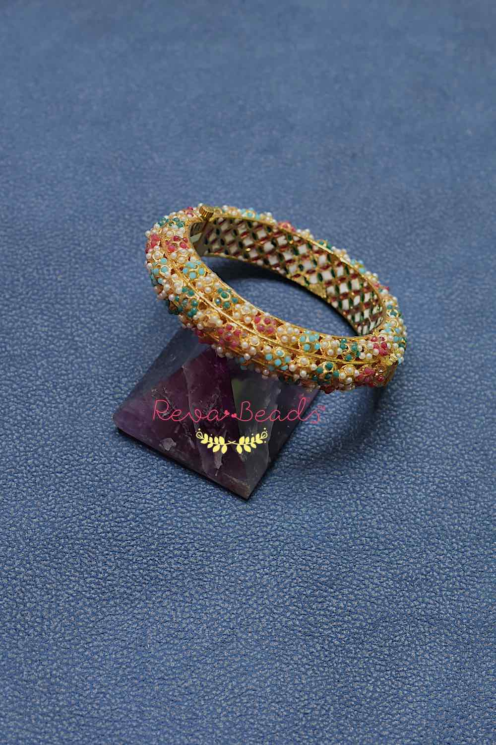 Meenakari bangle mbn220292