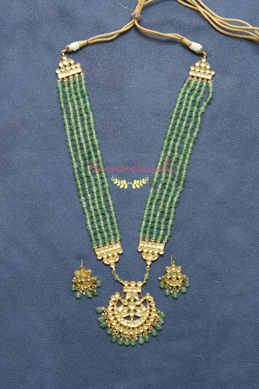 kundan long necklace