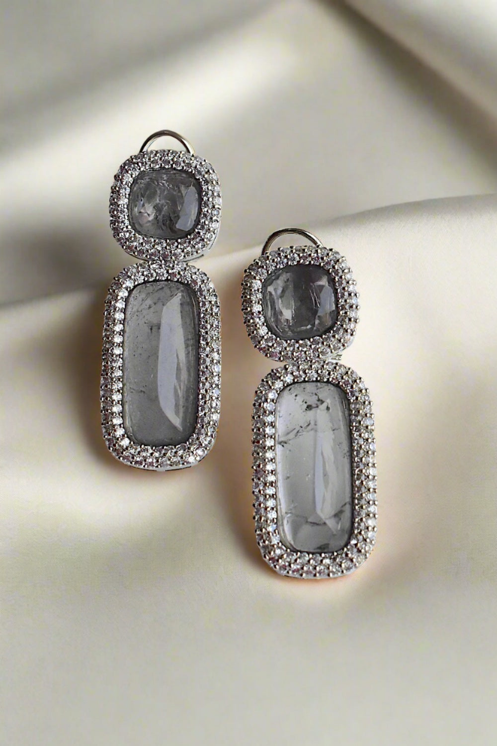 grey doublet earrings