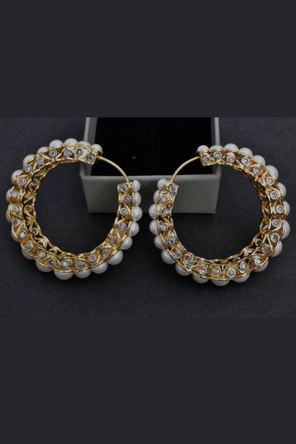 ad gold polish drop earrings 230763