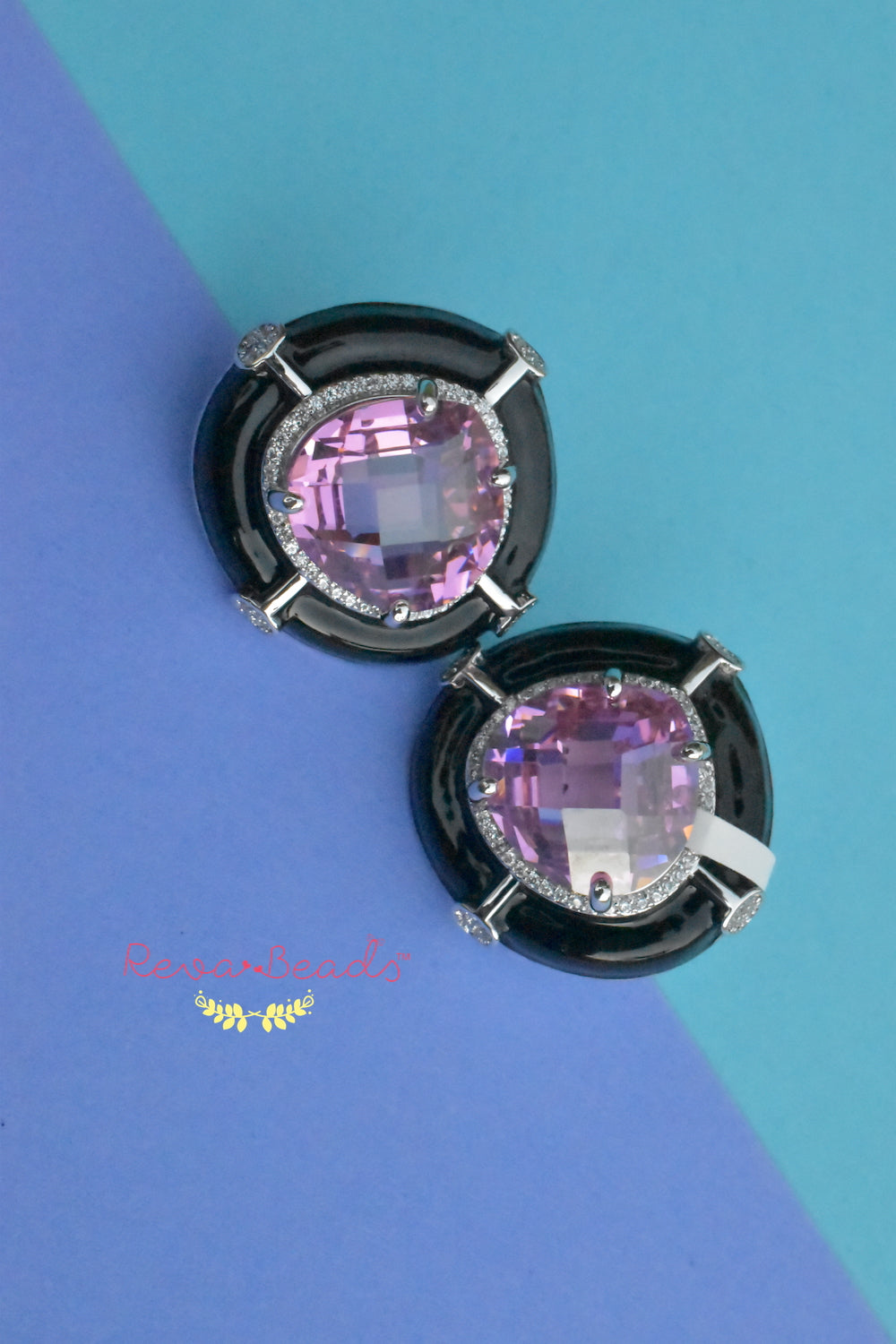 amethyst stone stud