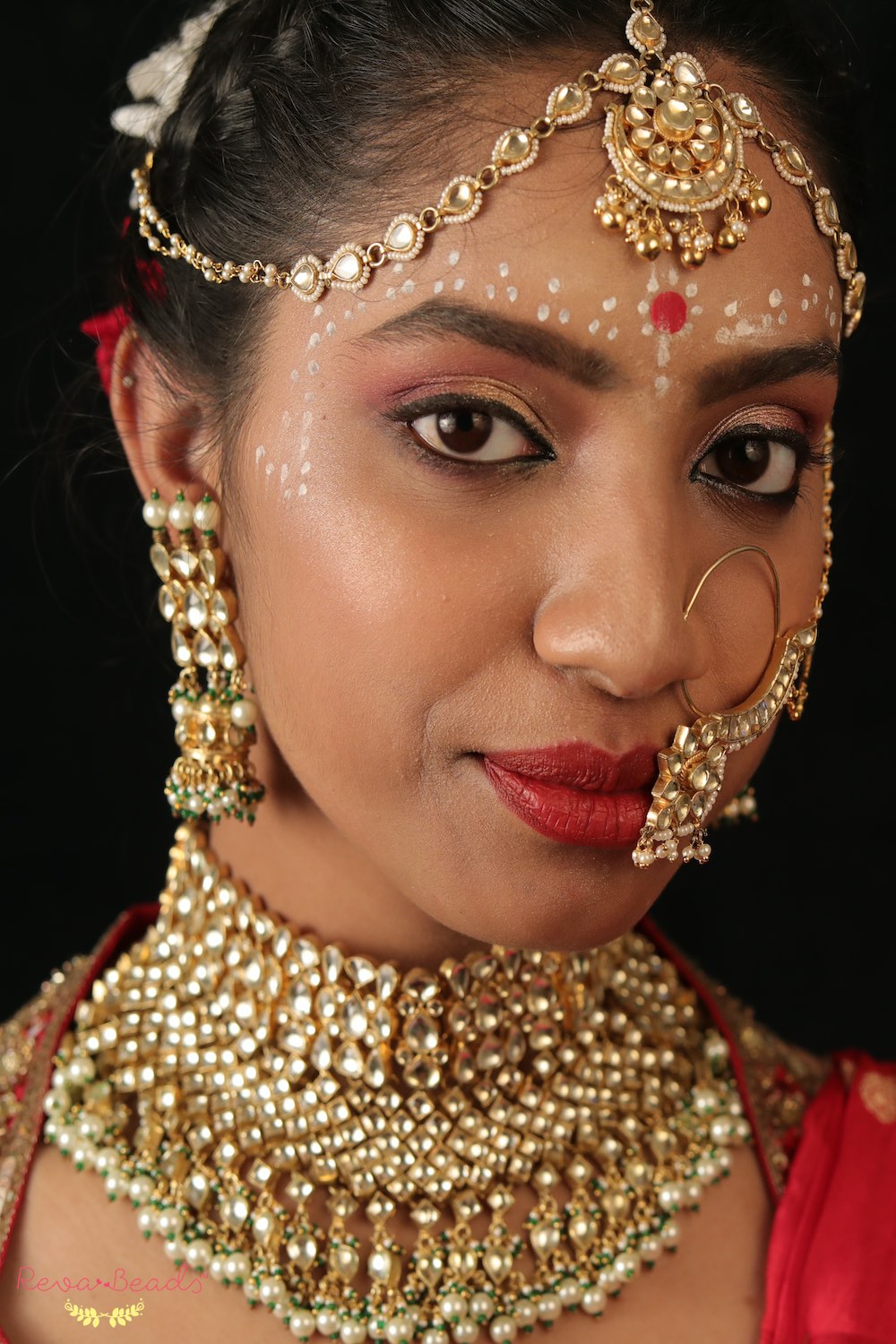 kundan choker necklace set