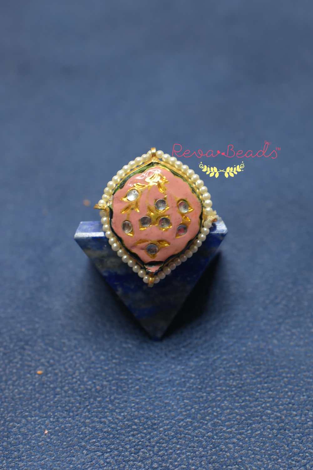 minakari finger ring mfr250255