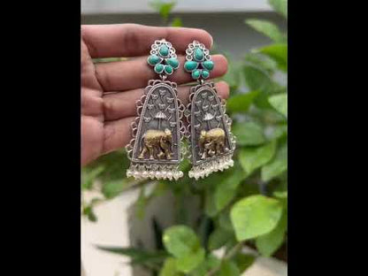 Tribal drop earrings trdre230583
