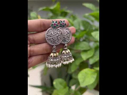 Tribal jhumka earrings trje230595