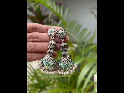 Tribal jhumka earrings trje230518