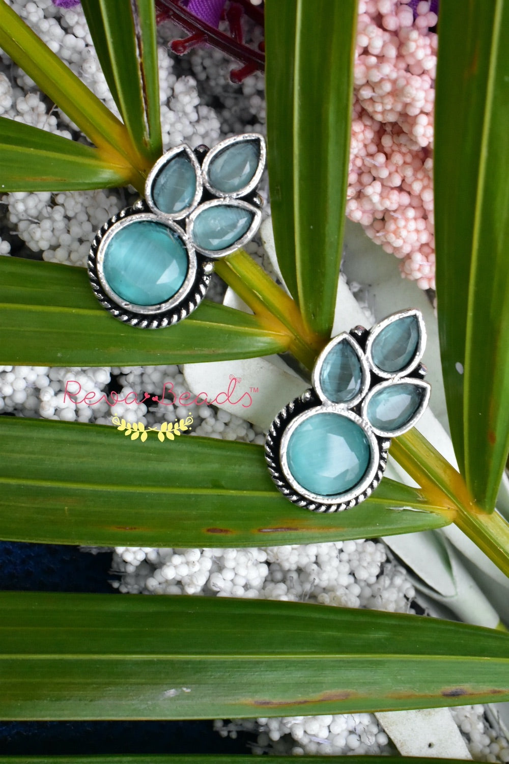mint earrings