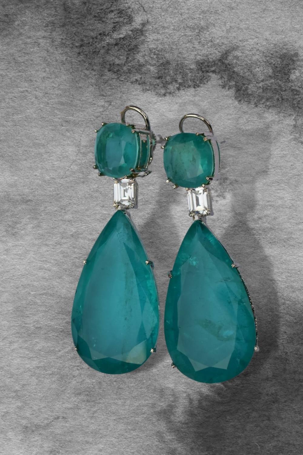 turquoise doublet earrings