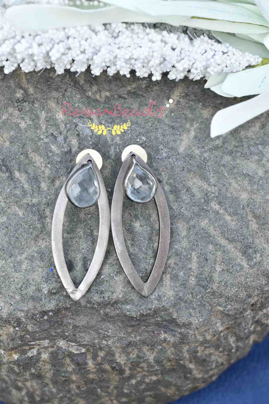 crystal stud earrings