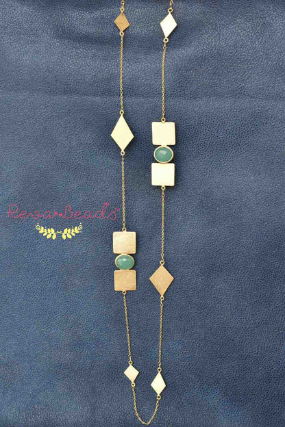 minimalist stone necklace 221418