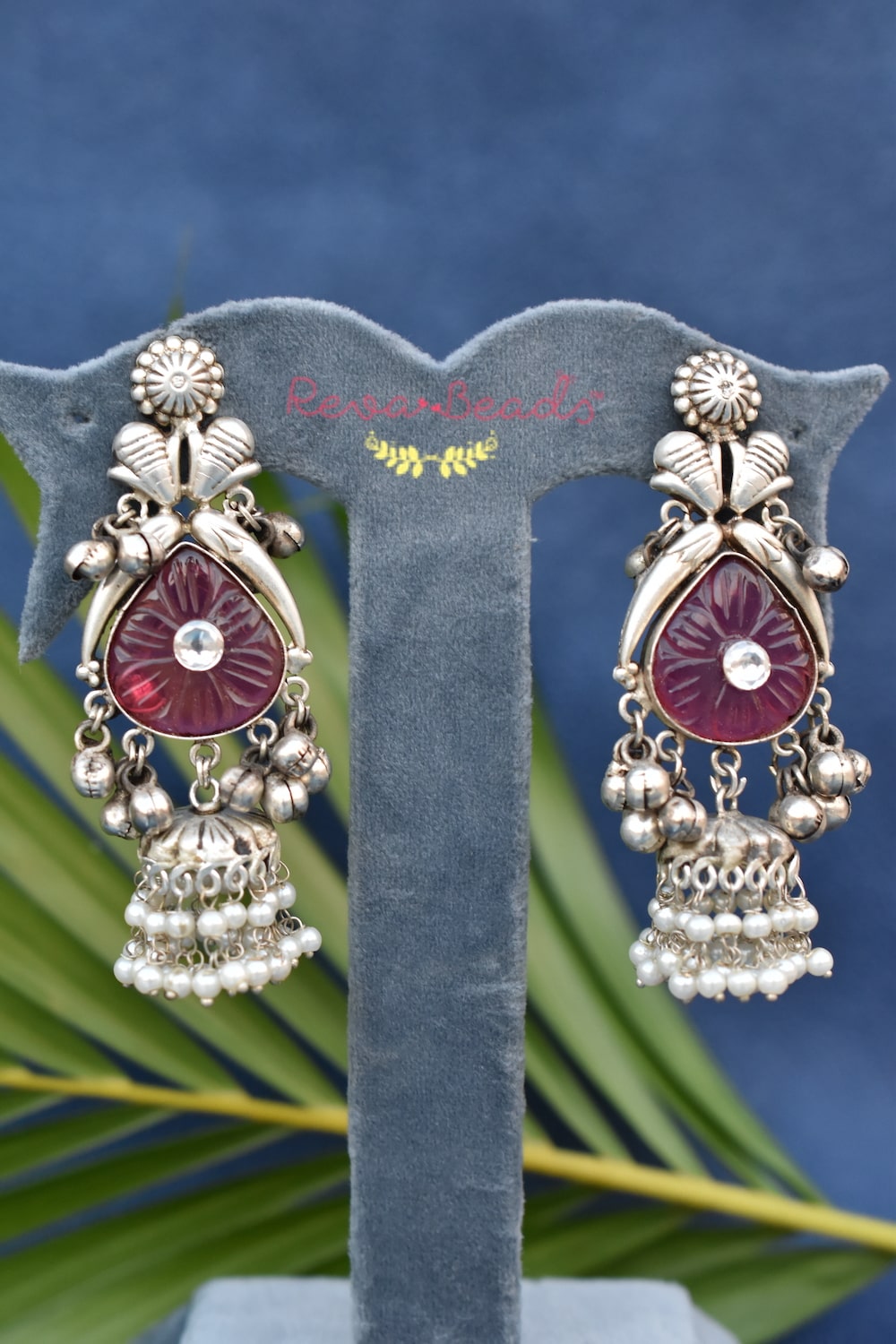 ruby jhumka