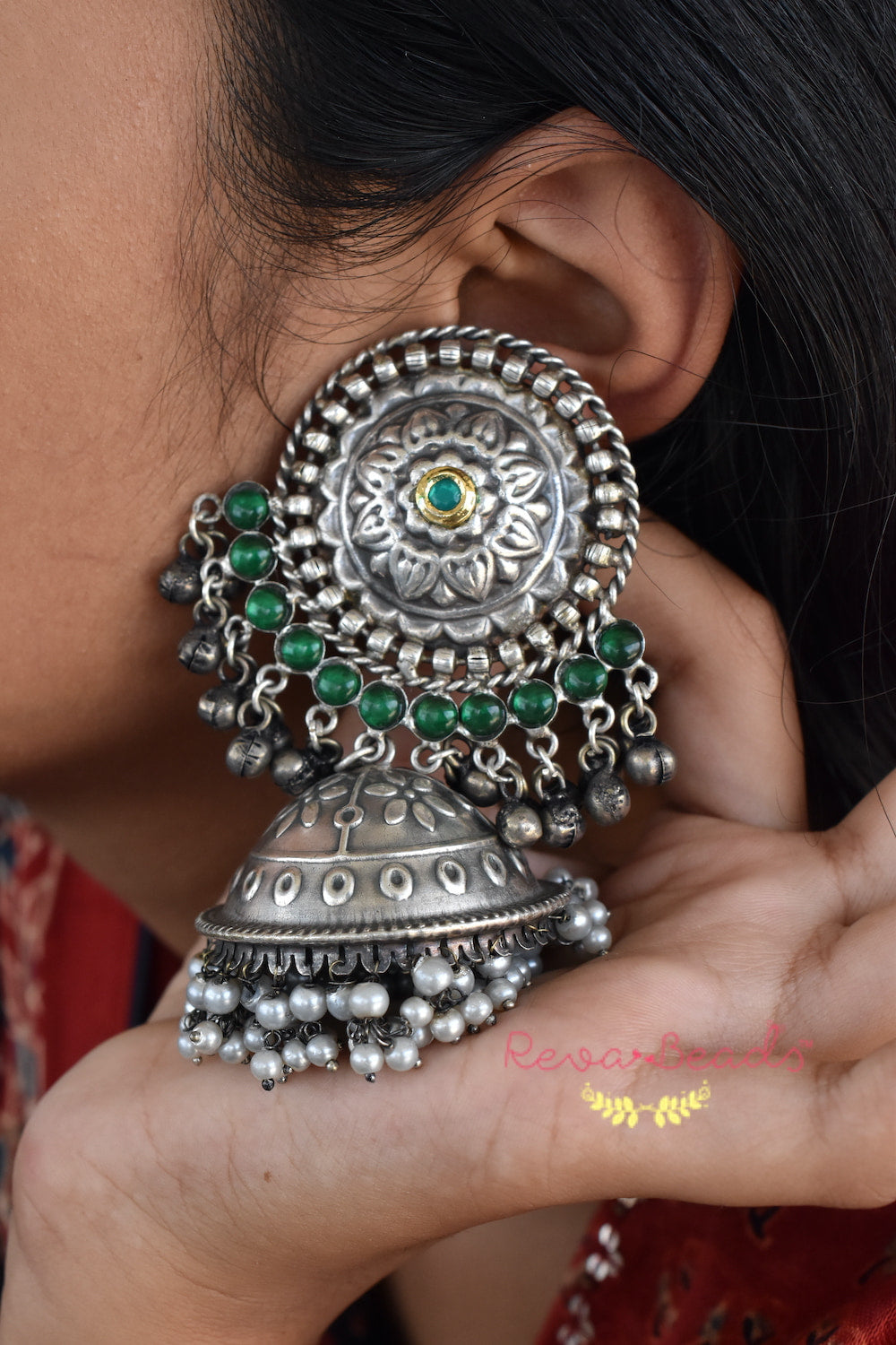 antique silver earrings