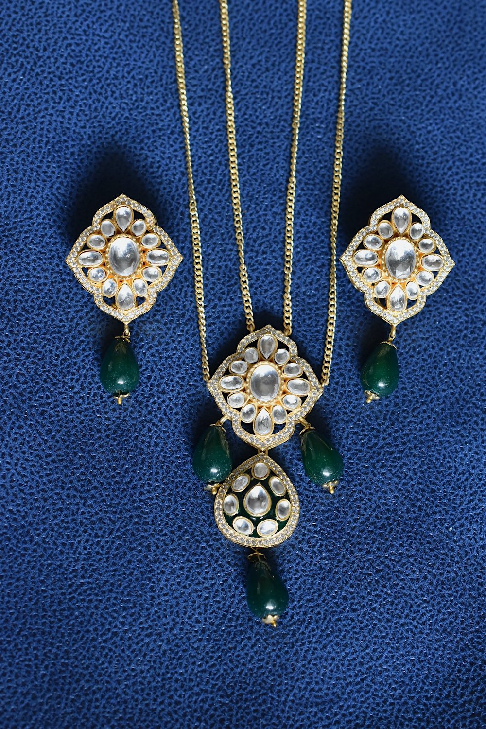 long kundan necklace