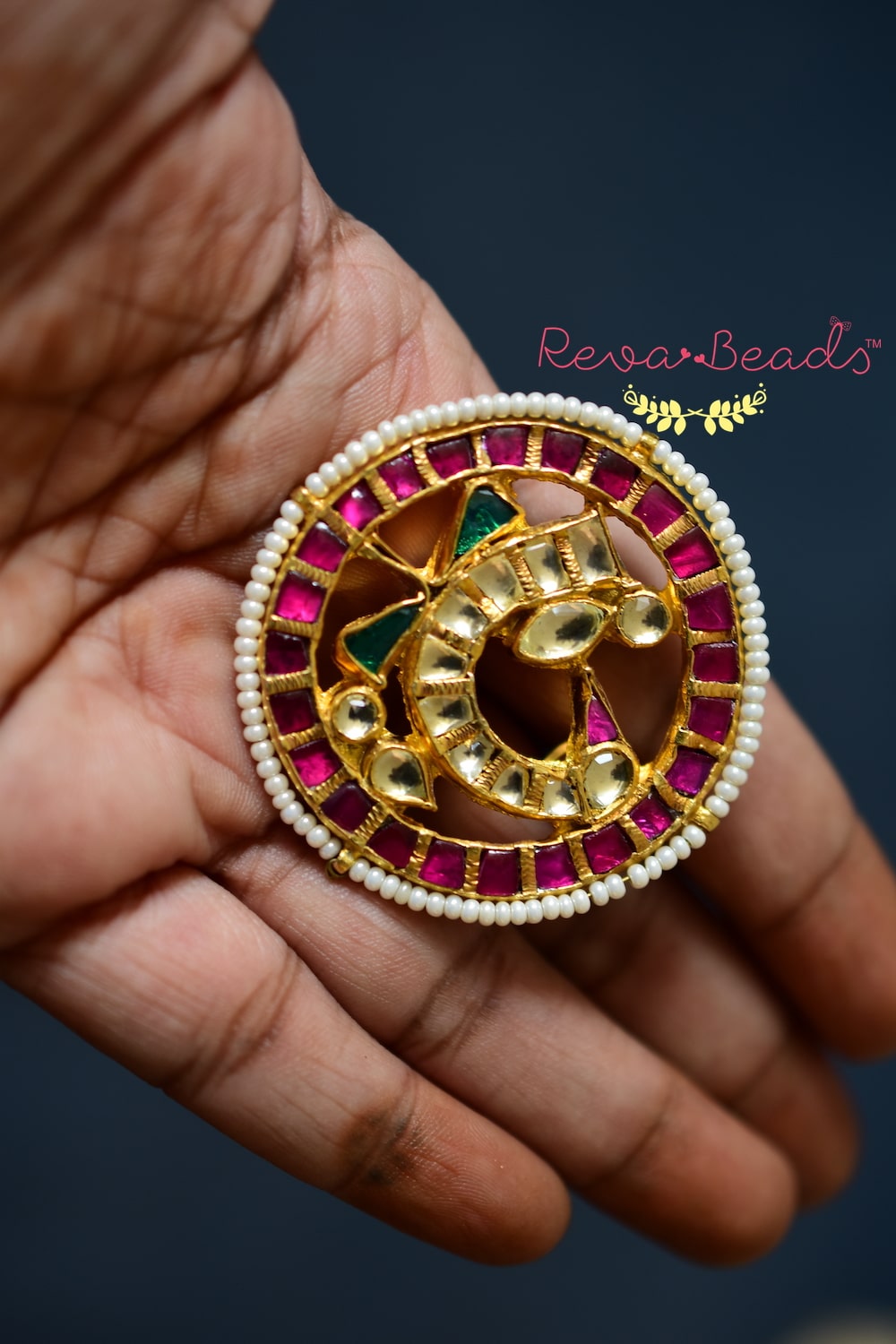 kundan studs
