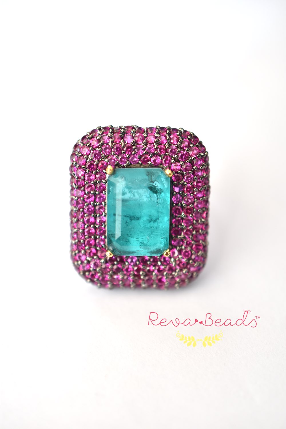 doublet zircon square ring