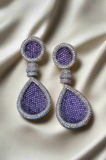 ad silver polish drop earrings 220583