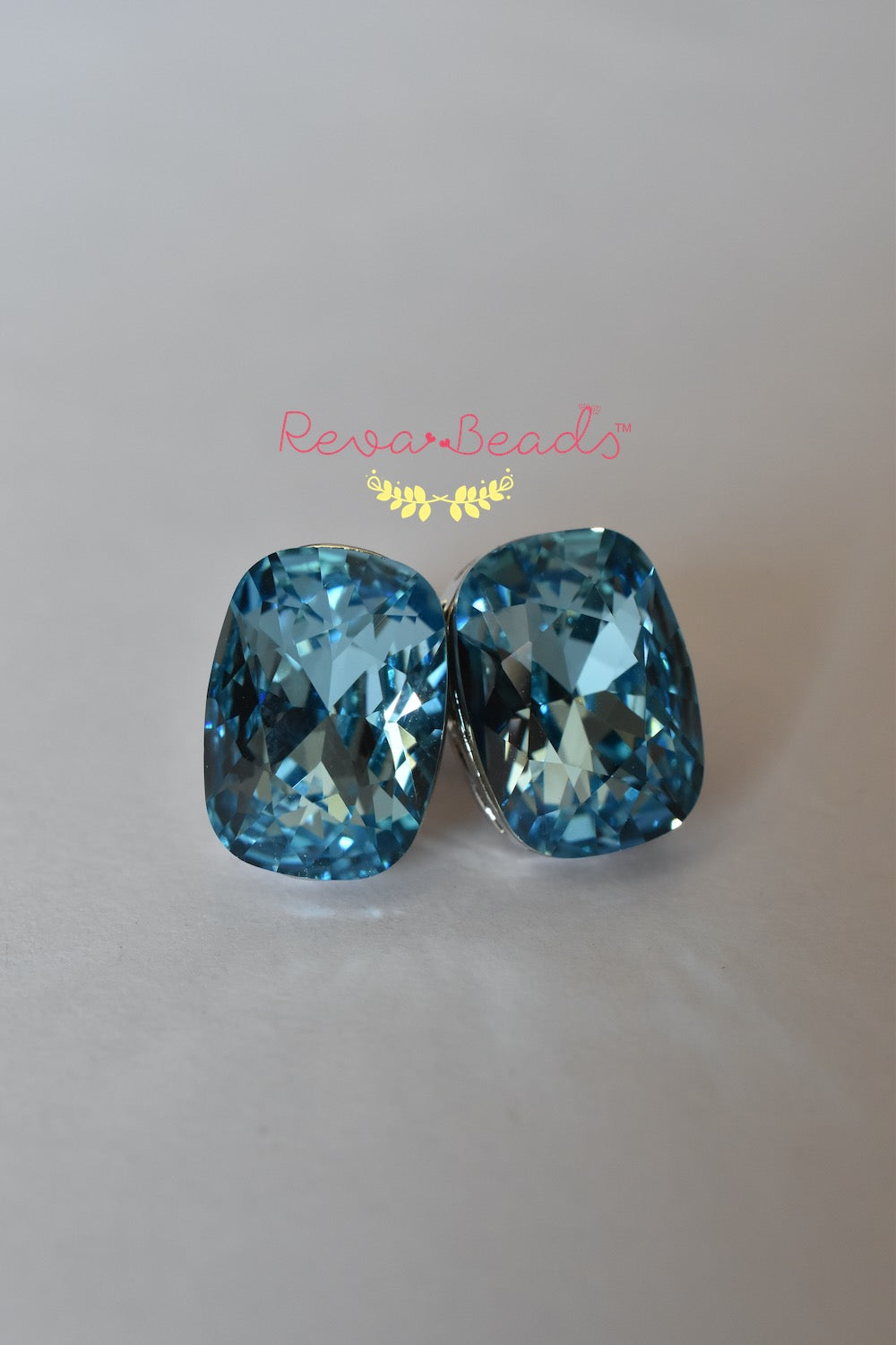 turquoise Swarovski studs