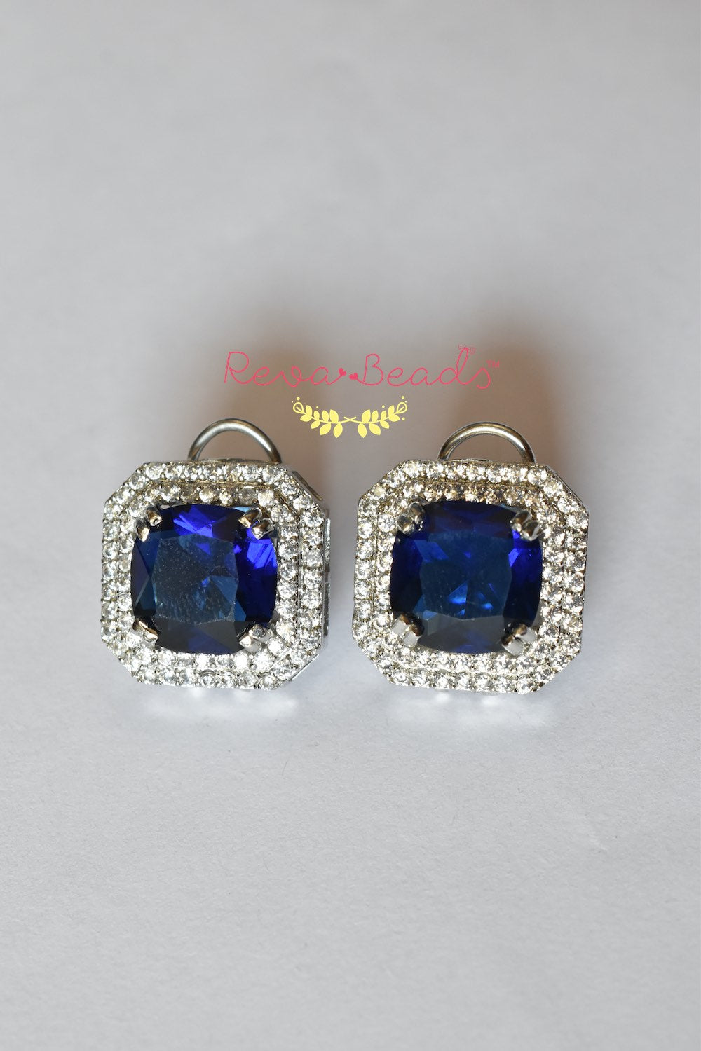 sapphire blue studs