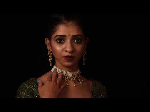 pearl choker necklace earring