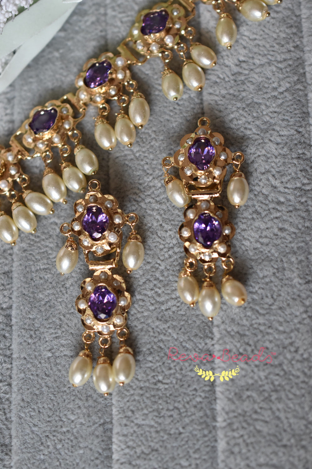 purple jadau set
