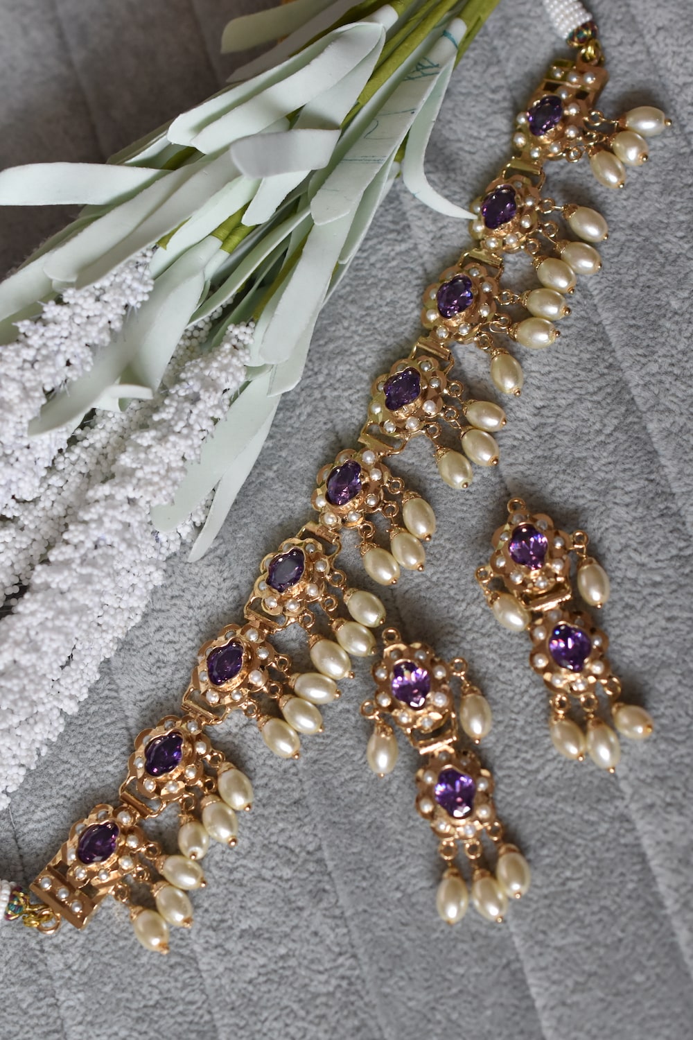 amethyst jadau choker