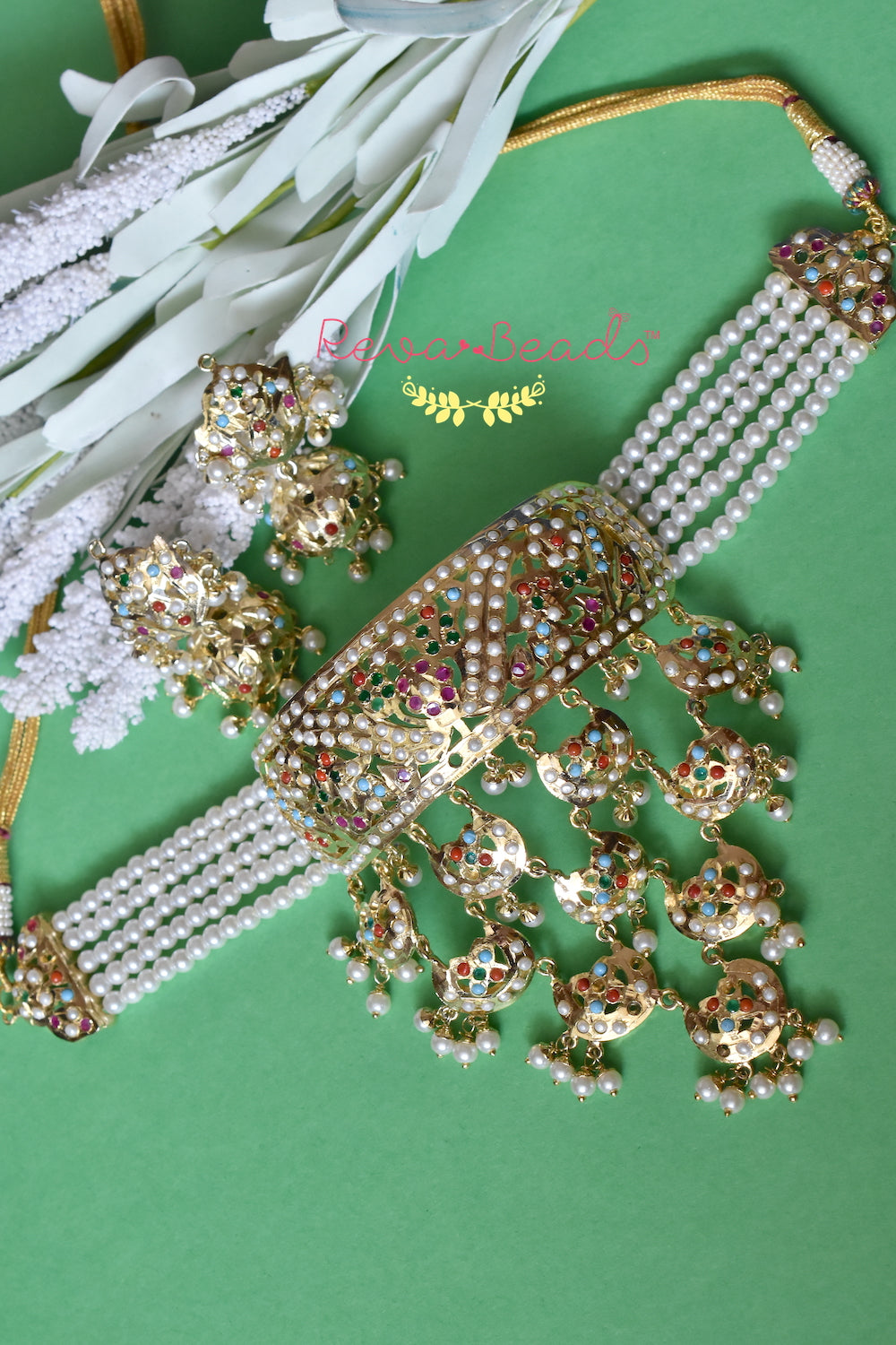 Kundan choker hot sale set designs