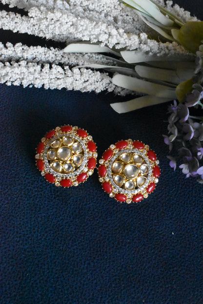 coral studs