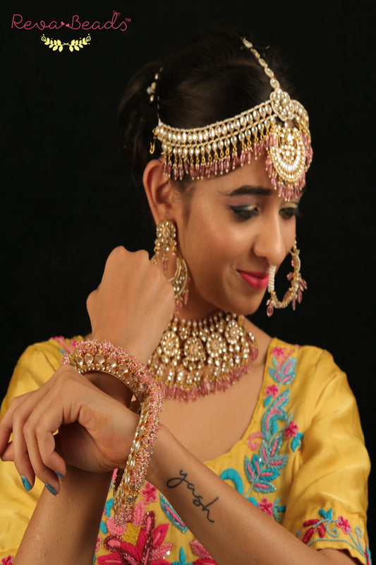 pastel kundan jewellery
