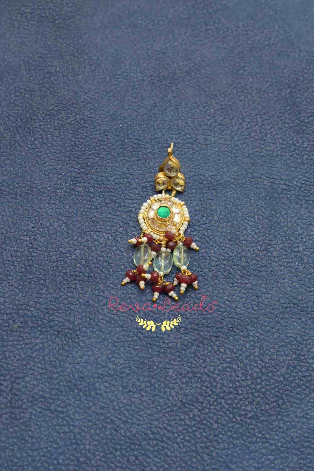 Kundan Choker Necklace Earrings Set kchnes220162-258
