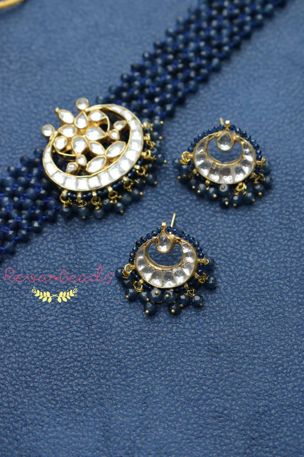 choker necklace earrings set