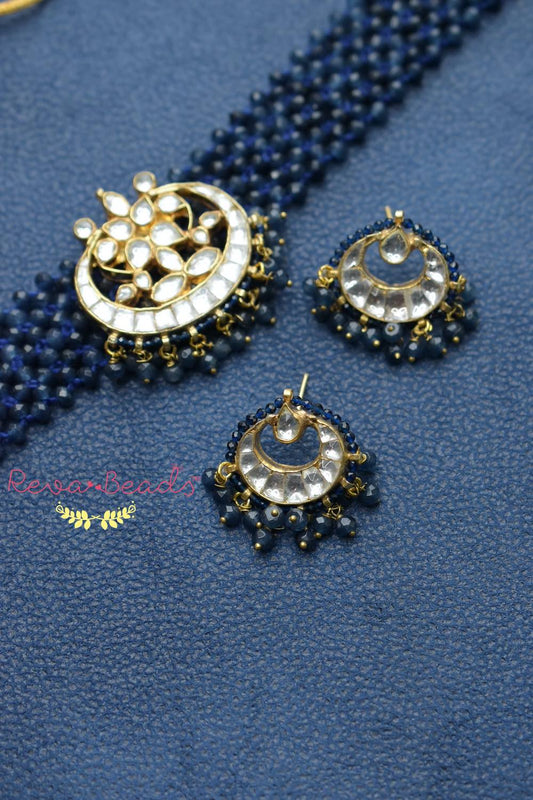 choker necklace earrings set